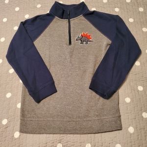Boy's Small Dinosaur Pullover Sweater